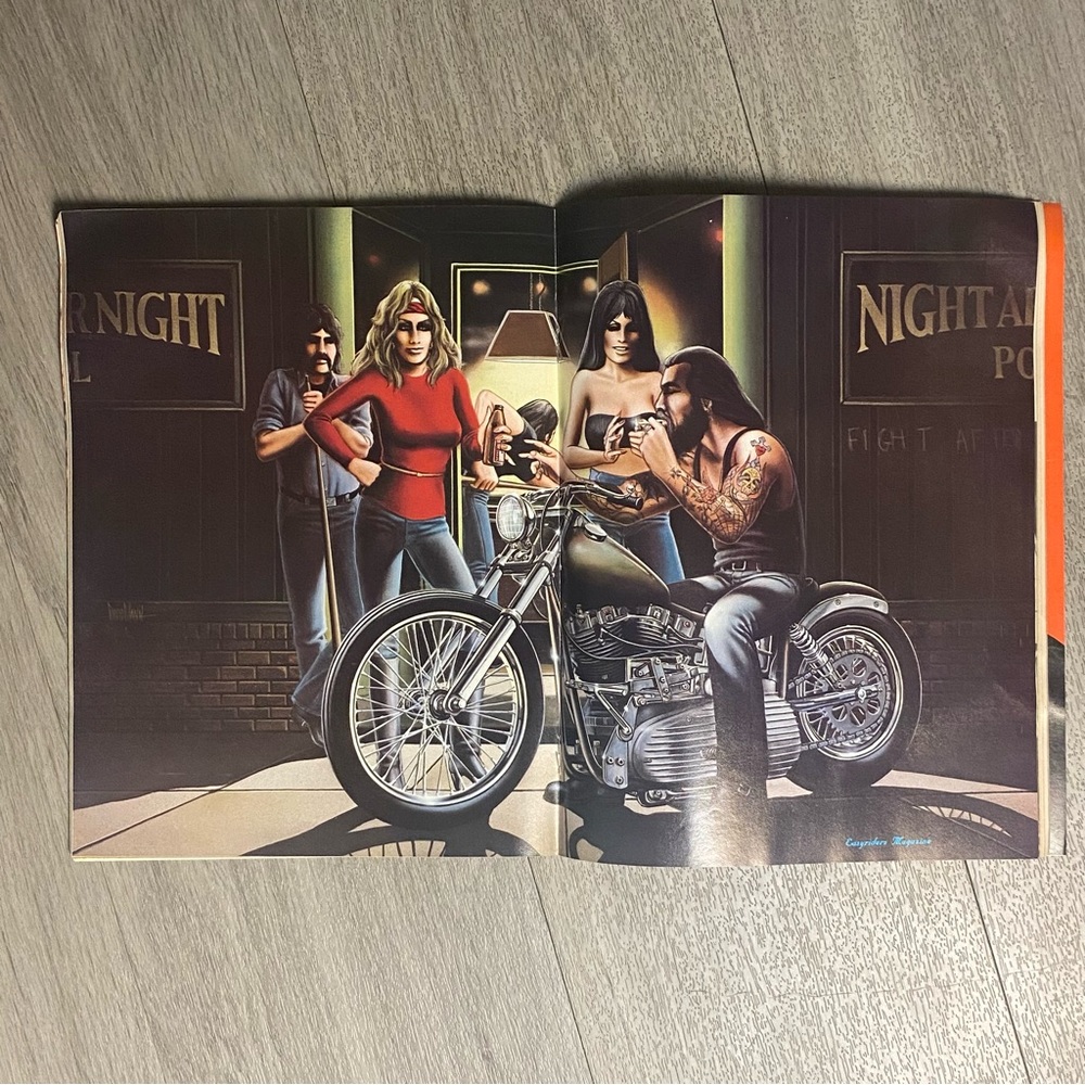EASYRIDERS Motorcycle Magazine #101 November 1981 with DAVID MANN Center Spread
